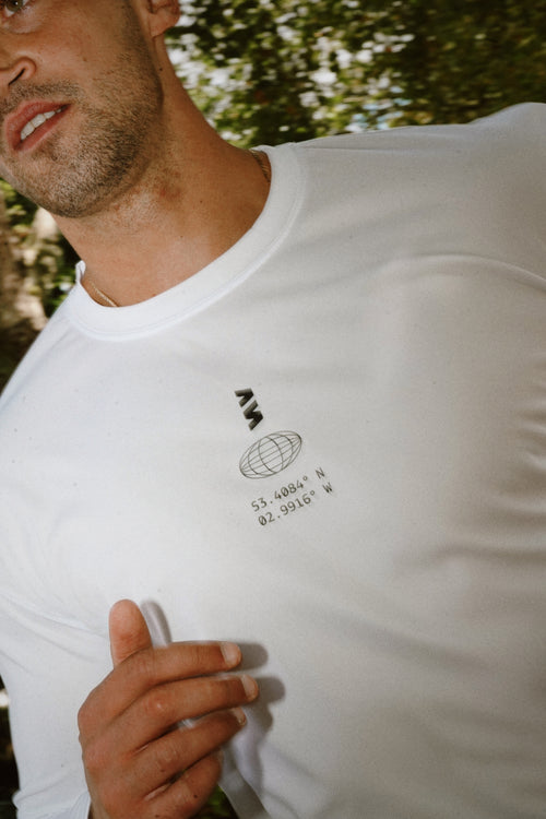 Don't Stop Arctic White Long Sleeve